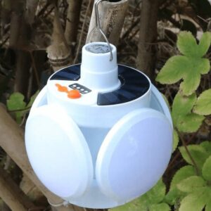 Collapsible Solar Camping Lantern – Outdoor Portable Waterproof Light