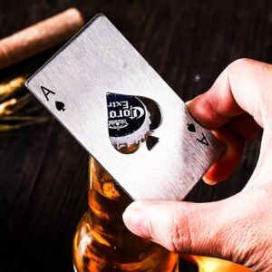 Playing Card Opener – Compact Bottle Tool