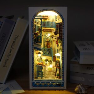 DIY Miniature Book Nook Kit – Creative Bookshelf Décor Model