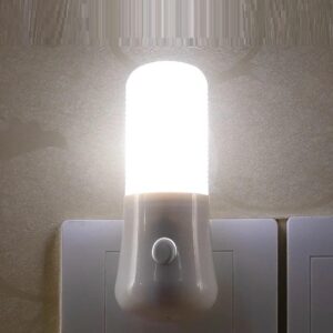 Plug Night Light LED – Push Button Bedroom Use