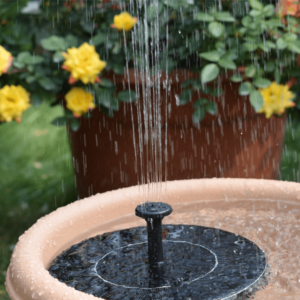 Solar Powered Garden Fountain – Eco-Friendly Outdoor Water Feature with Floating Pump
