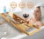 Bamboo Bath Tray Table – Adjustable Bathtub Caddy